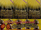 MAD HORNET GOLD SPARKLERS-image